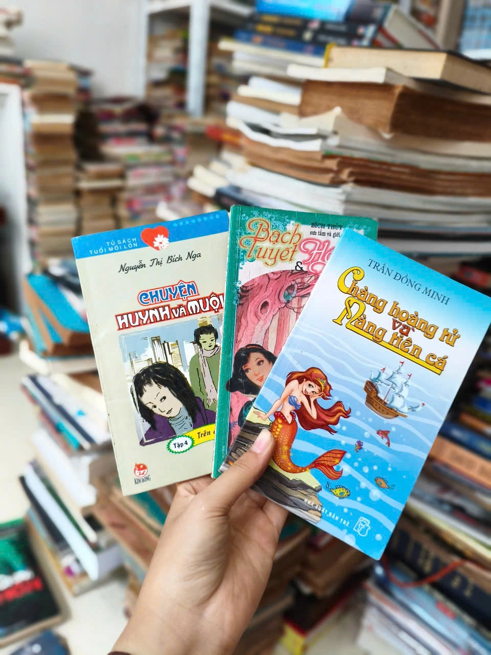 Combo 3 cuốn Chuyện huynh và muội + Bạch Tuyết và Hồ Ly + Chàng hoàng tử và Nàng tiên cá by  - Sách Book Cover - Ngọc Hiển Books