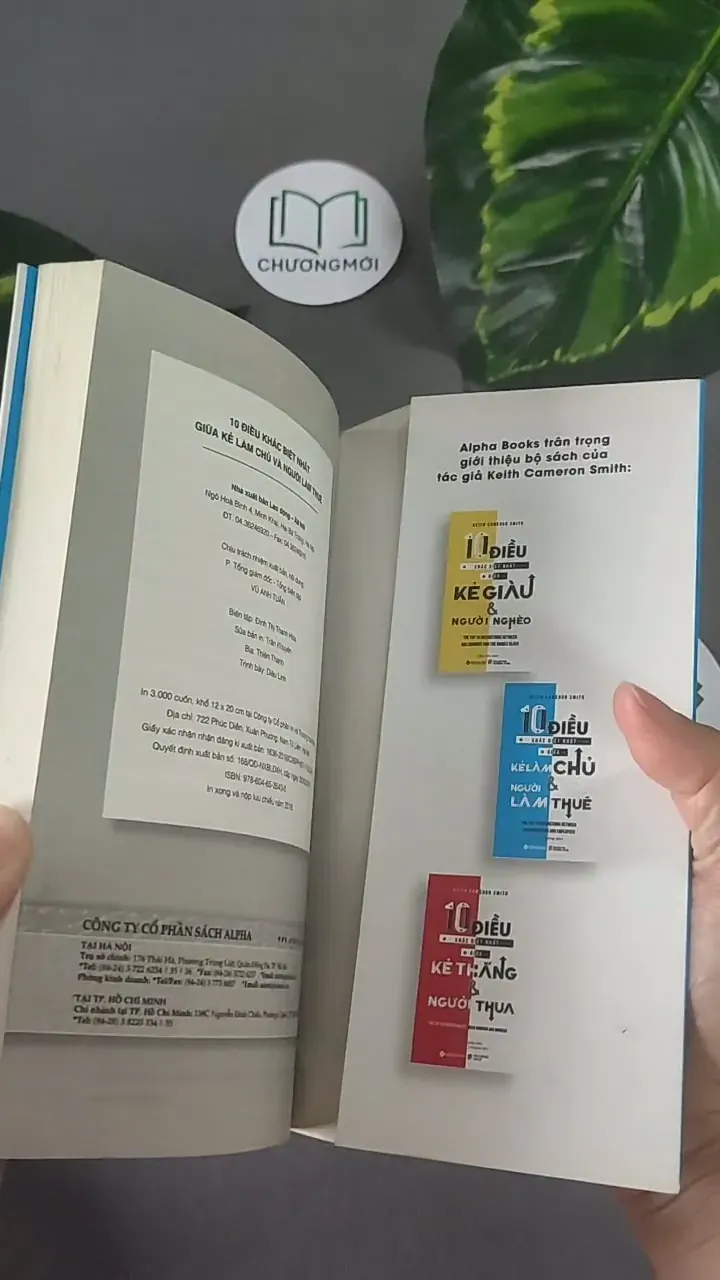 10 Điều Khác Biệt Nhất Giữa Kẻ Làm Chủ & Người Làm Thuê - Keith Cameron Smith 604604