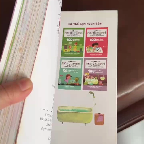 Combo 3 sách Học Montessori – 100 Hoạt Động Montessori Cho Trẻ - K3