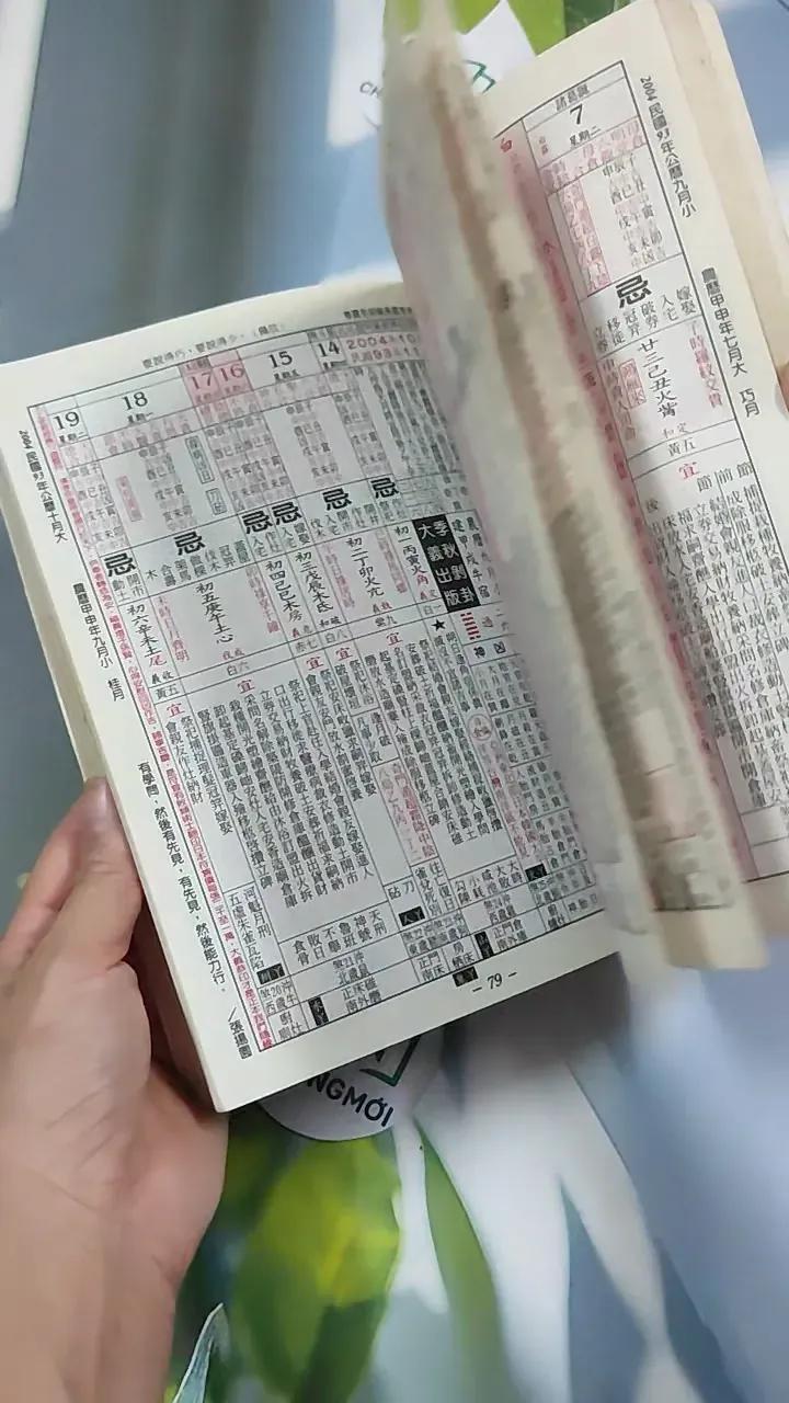 Phúc Lộc Thọ Đại Nghĩa  - 大義福祿壽曆書 - 2004 776219