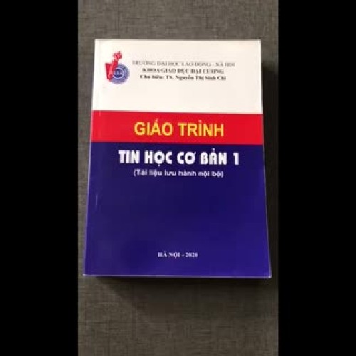Giáo trình Tin Cơ Bản 1 & 2 ( mới 98%) sách tồn kho 154098