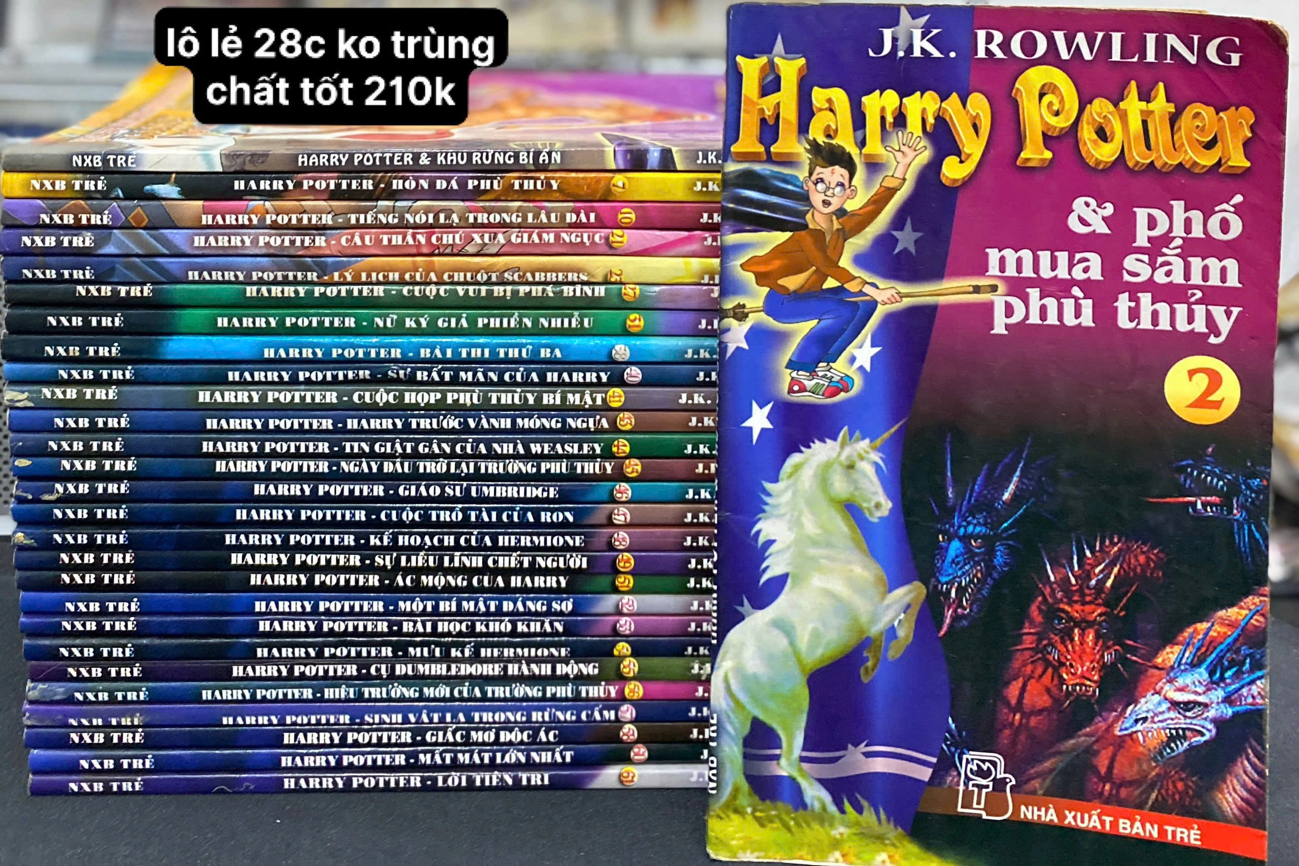 Combo Harry Potter ( Lô lẻ 28 cuốn không trùng) by  - Sách Book Cover - Ngọc Hiển Books