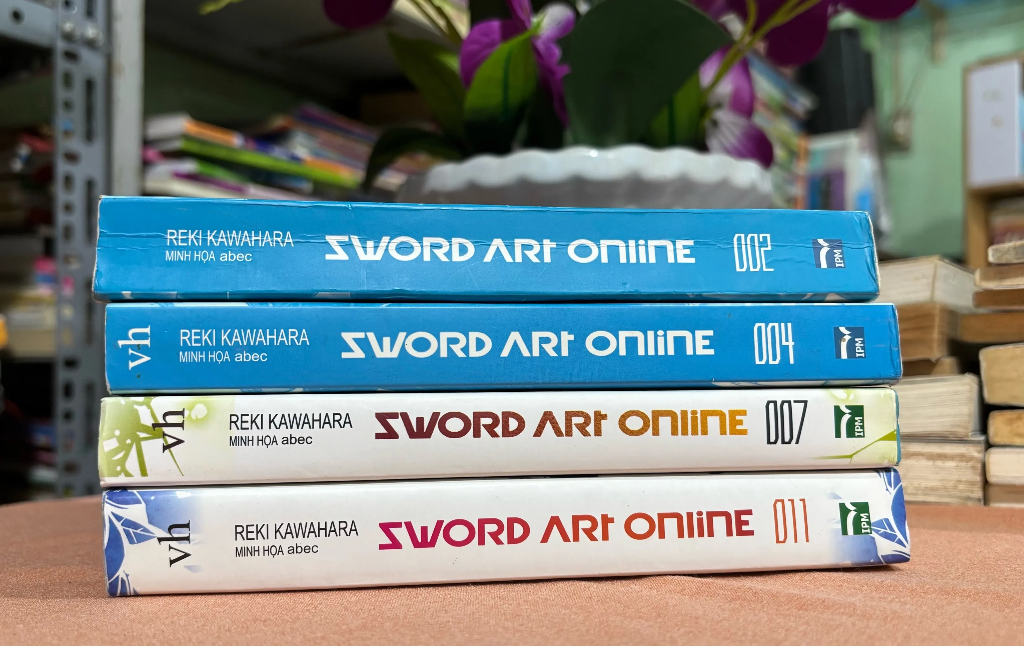 Combo 4 cuốn light novel Sword Art Online tập 2, 4, 7, 11 - Tác giả Reki Kawahara 🌊 by Reki Kawahara - Sách Book Cover - Ngọc Hiển Books