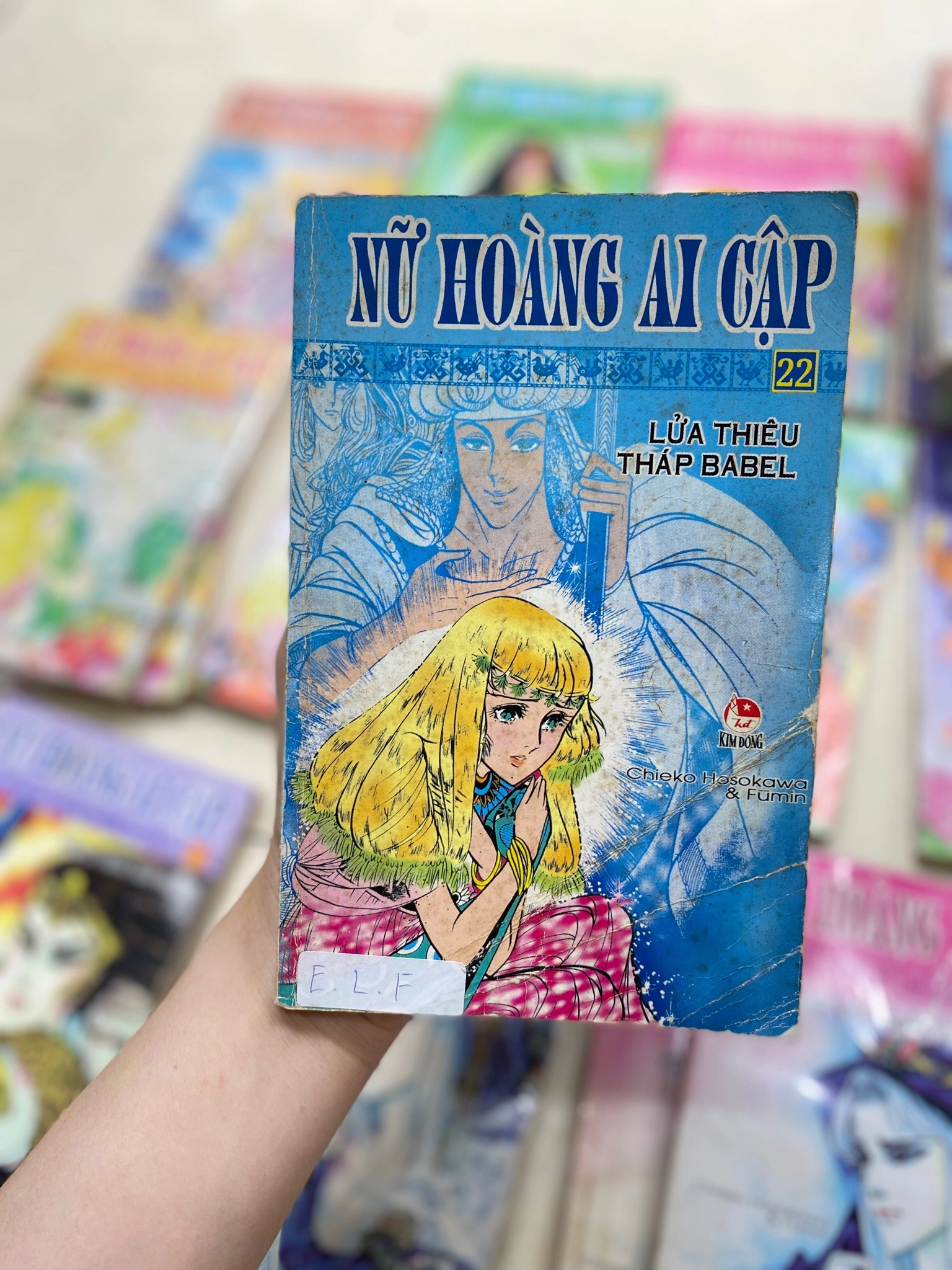 Nữ Hoàng Ai Cập ( tập 22 ) by Chieko Hosokawa - Sách Book Cover - Ngọc Hiển Books