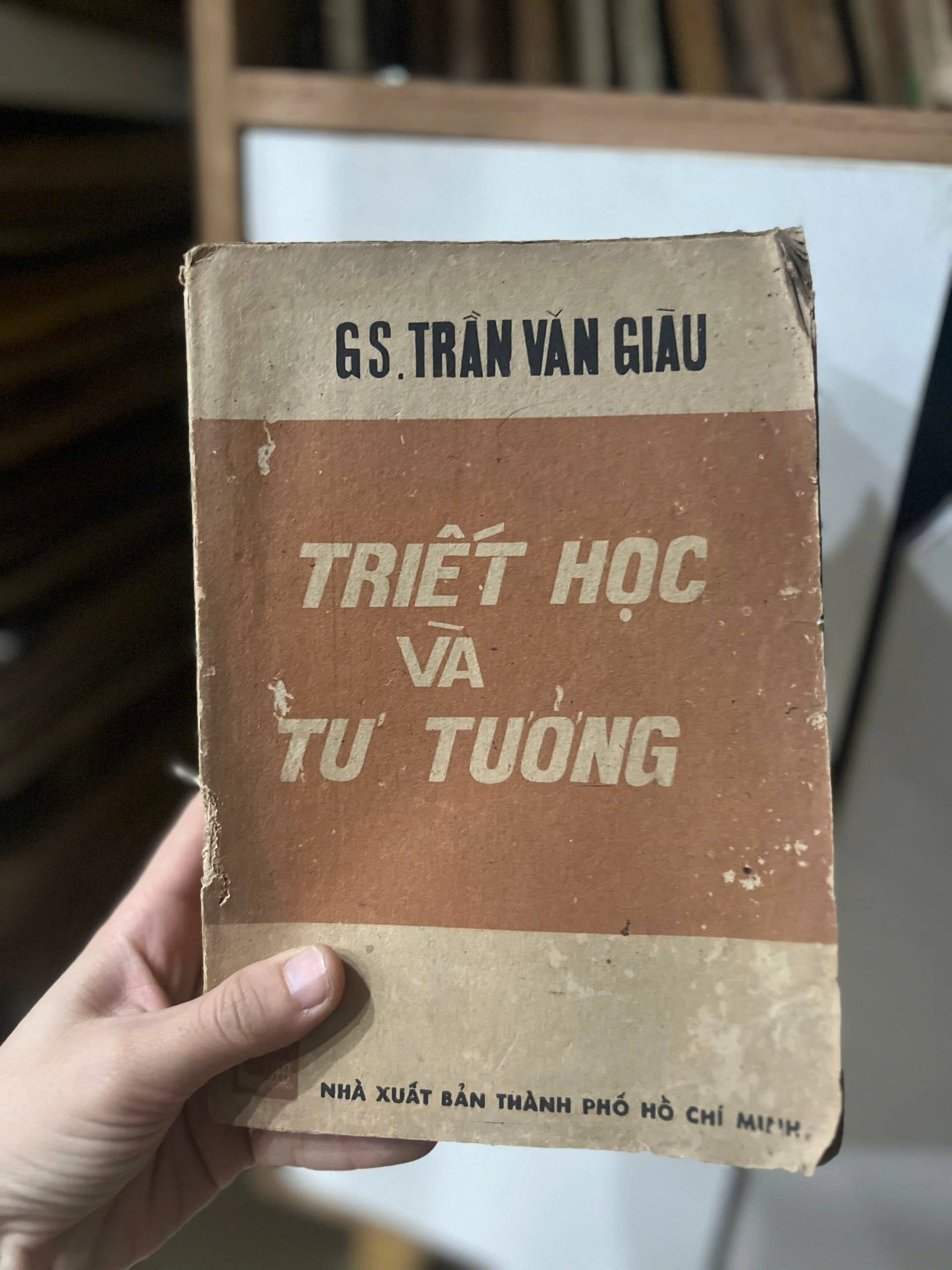 Triết học và tư tưởng - G.S Trần Văn Giàu by Giáo sư Trần Văn Giàu - Sách Book Cover - Ngọc Hiển Books