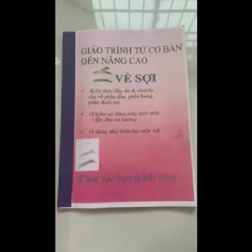 Giáo trình phun xăm mày- môi- Mí  VÀ Giáo trình về sợi cơ bản đến nâng cao 564324