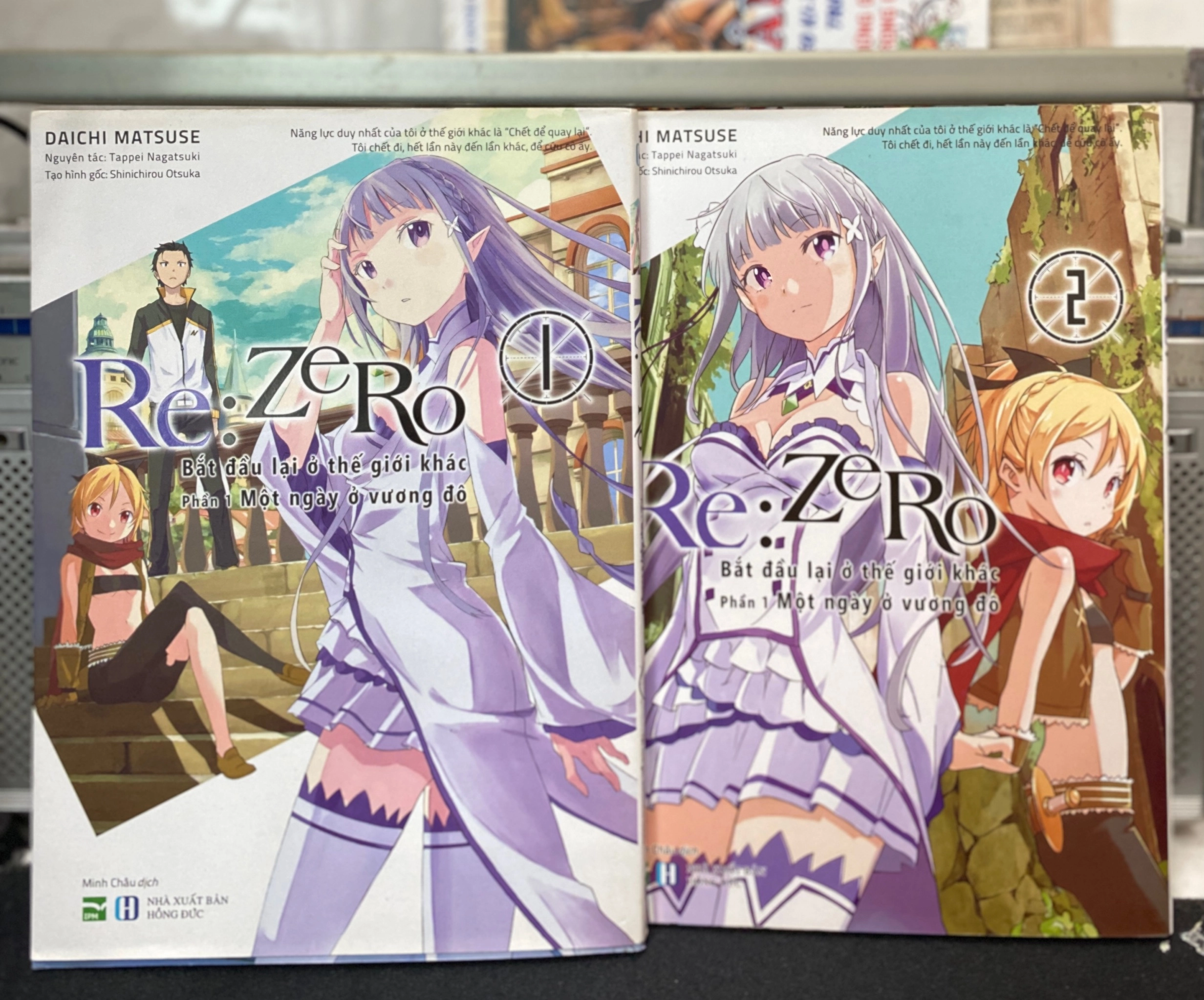 Combo 2 tập Re: Zero - Bắt Đầu Lại Ở Thế Giới Khác by  - Sách Book Cover - Ngọc Hiển Books