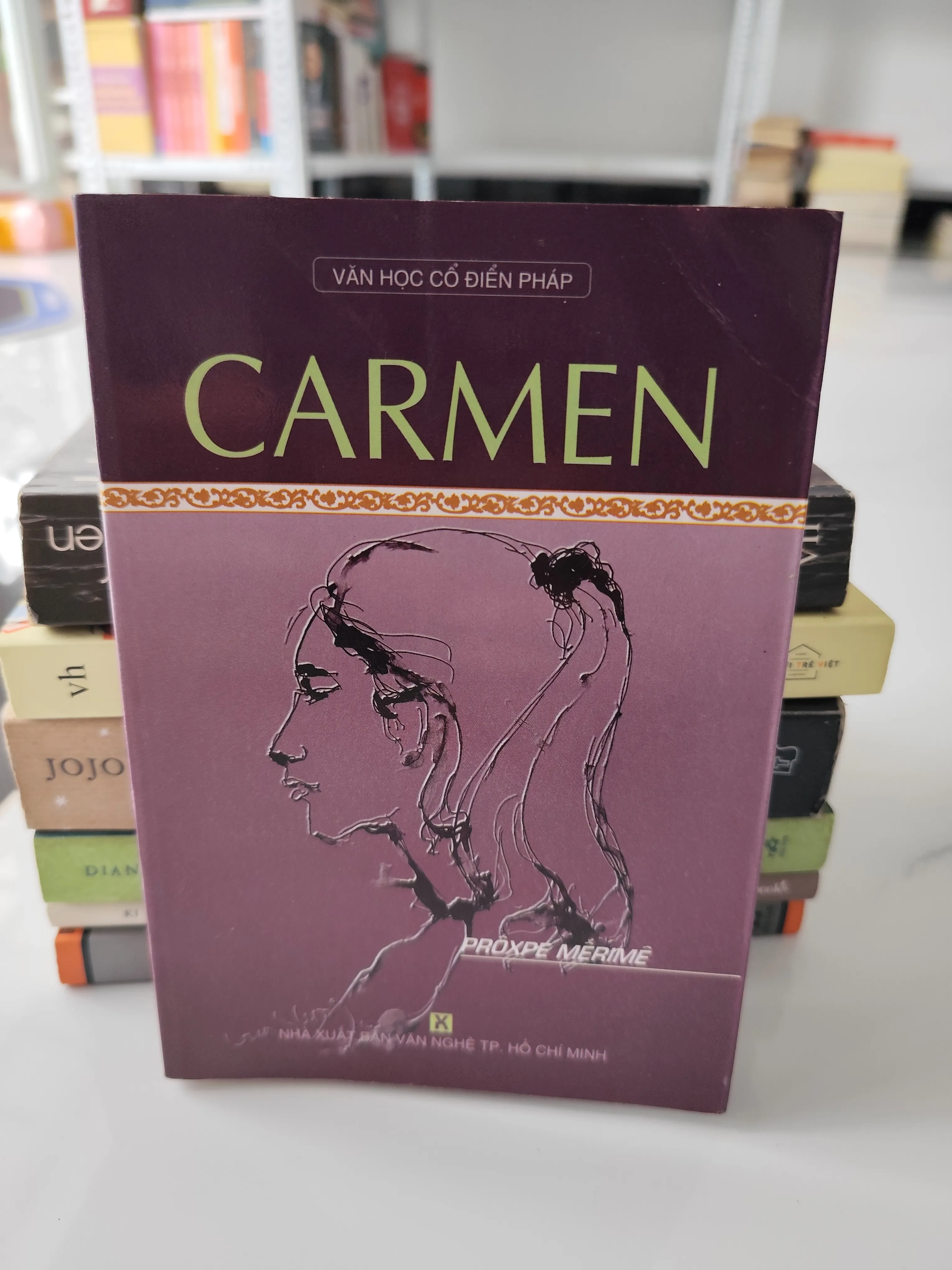 Văn học cổ điển Pháp CARMEN by  - Sách Book Cover - Ngọc Hiển Books