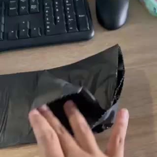 Túi rác đen tự hủy dày dai nặng đúng 1kg / 1 bịch 3 cuộn