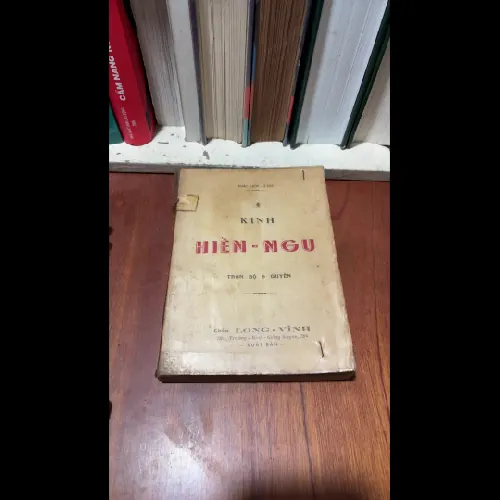II Sách Phật Giáo: Kinh Hiền Ngu (Trọn Bộ 9 Quyển) - PL. 2505 • 1959