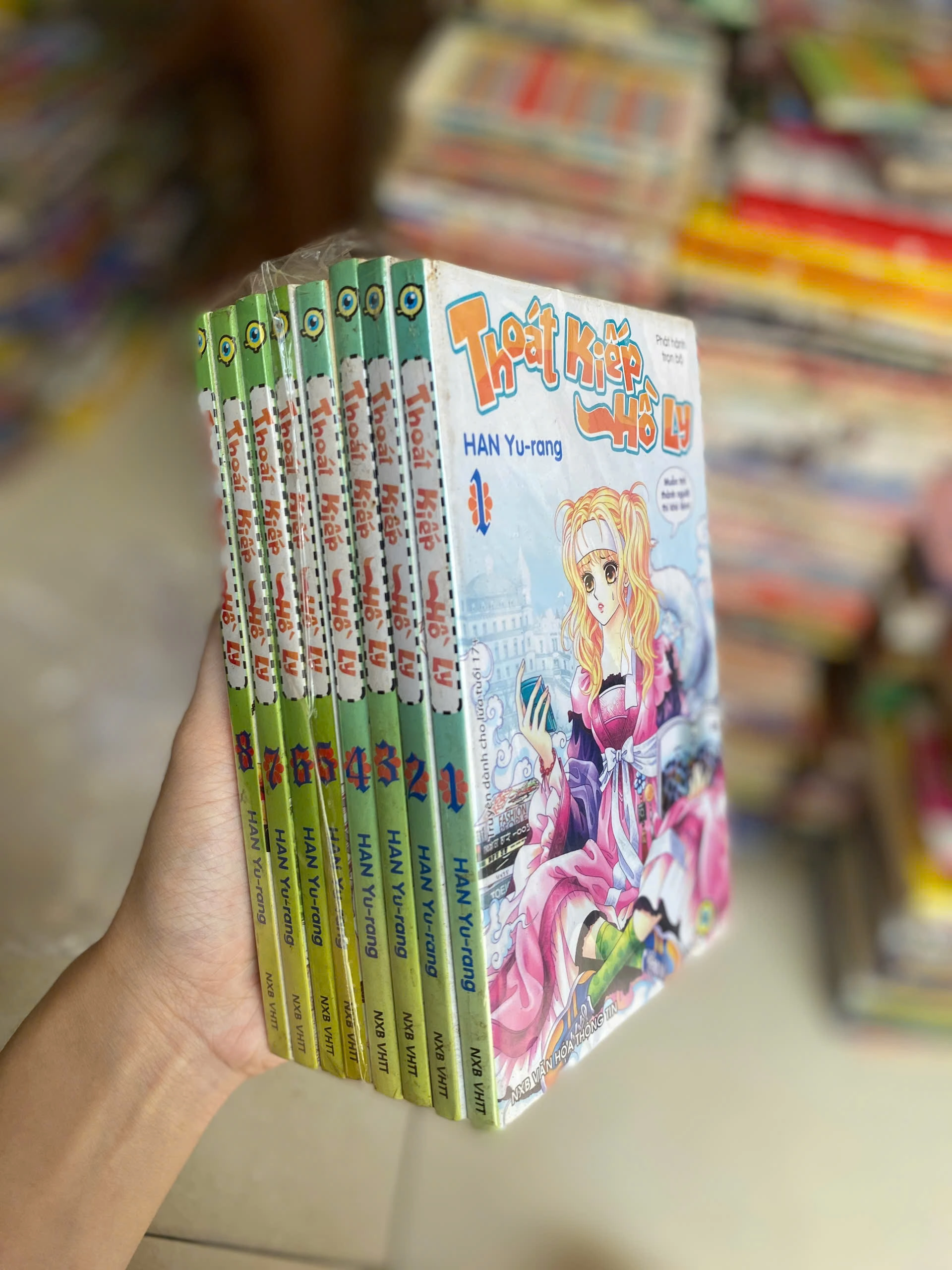 Combo Thoát Kiếp Hồ Ly (Trọn Bộ 8 Tập) by Han Yu Rang - Sách Book Cover - Ngọc Hiển Books
