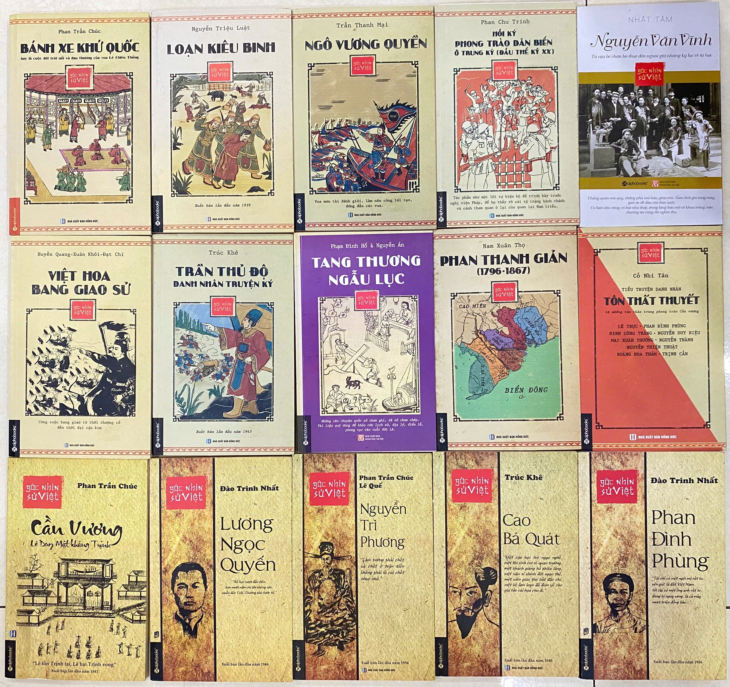 ComBo 28 cuốn Góc Nhìn Sử Việt by  - Sách Book Cover - Ngọc Hiển Books