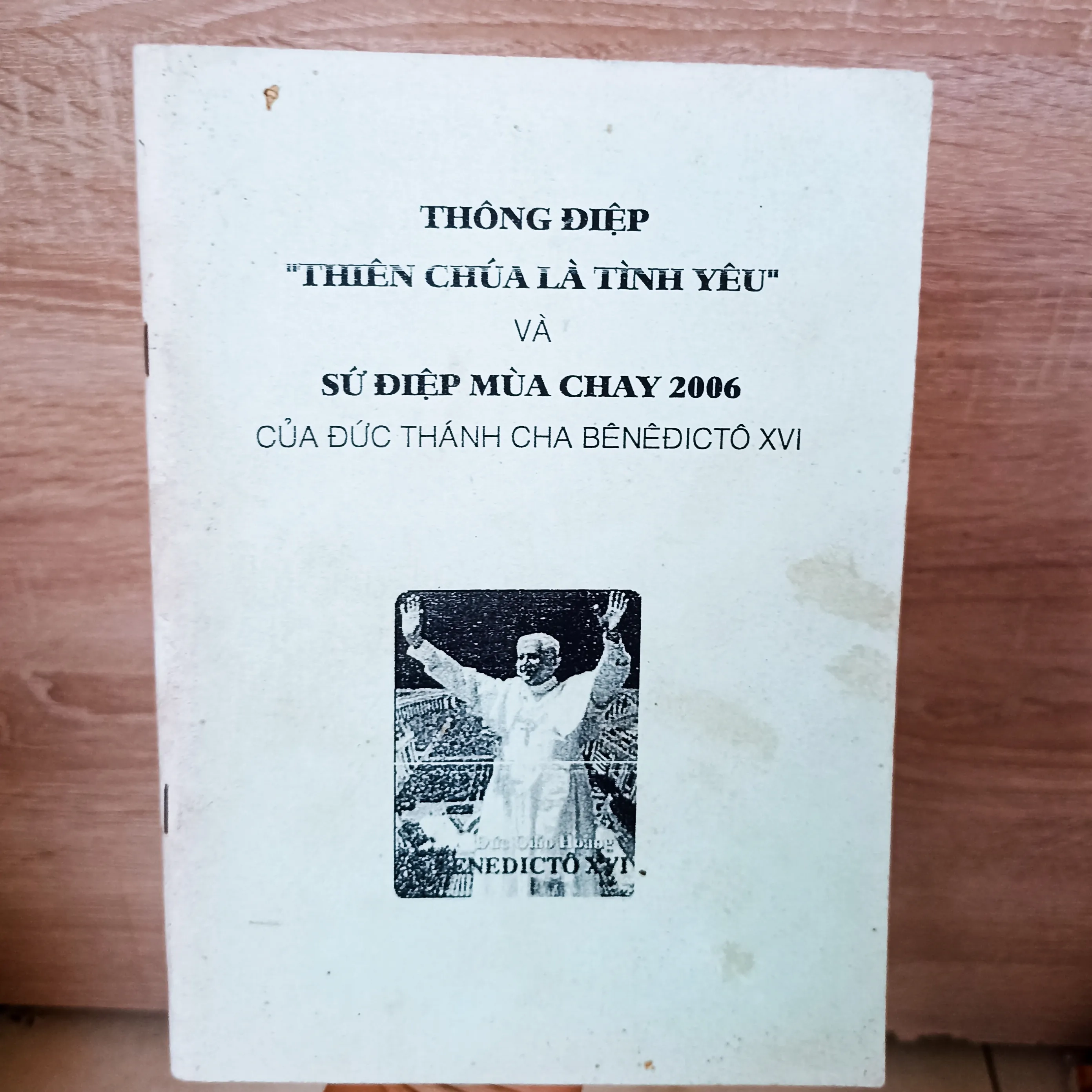 Thông điệp Thiên Chúa là tình yêu và sứ điệp mùa chay 2006 🌻 by Đức Giáo Hoàng Bênêđictô XVI - Sách Book Cover - Ngọc Hiển Books