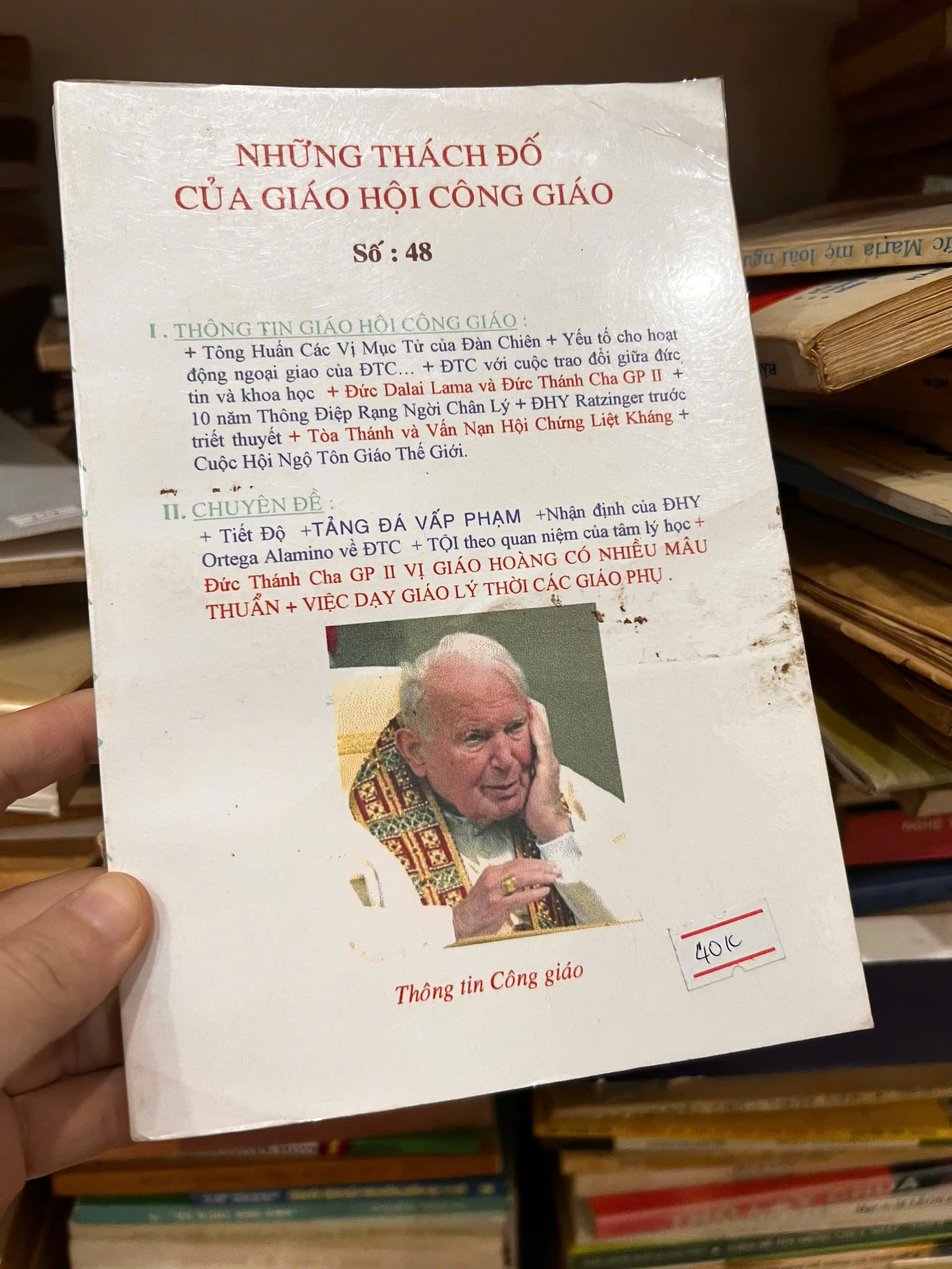 Những thách đố của giáo hội công giáo - số 48 by Không rõ / Nhiều tác giả - Sách Book Cover - Ngọc Hiển Books