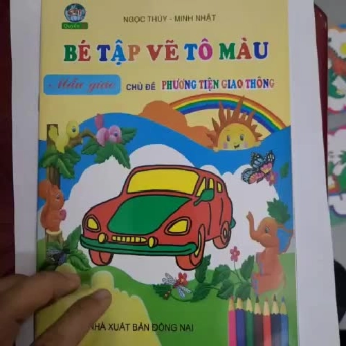 10 Cuốn Bé Tập Tô Màu Dành CHo Bé Mẫu Giáo