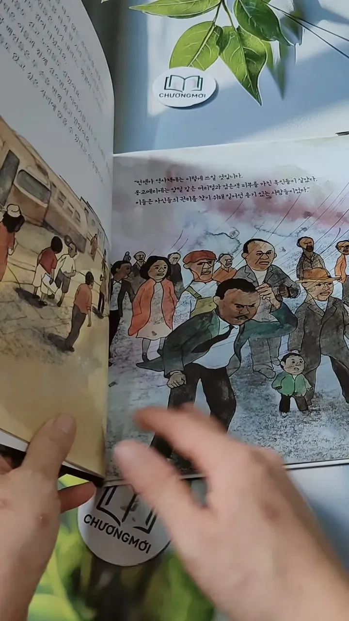 [Tặng nẹp góc] Truyện thiếu nhi Hàn Quốc: Danh nhân 60 -  지인지기 인물 이야기: 마틴 루서 킹 732009