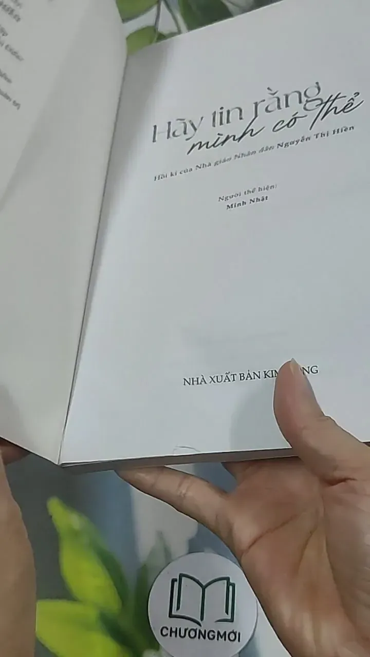 Hãy tin rằng mình có thể - Nguyễn Thị Hiền 688595