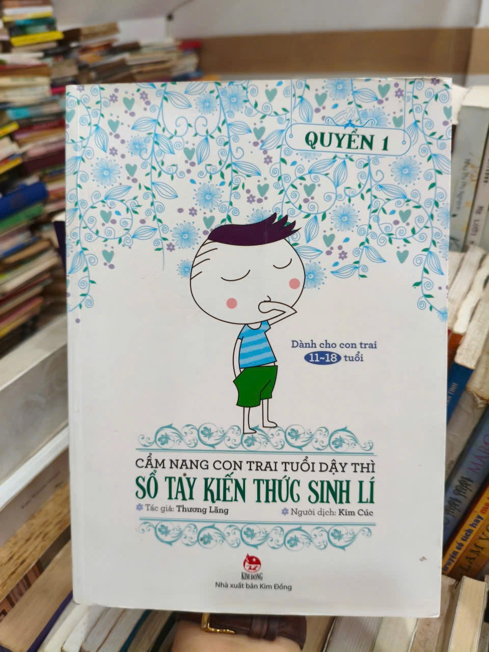 Cẩm Nang Con Trai Tuổi Dậy Thì 1- Những Khúc Mắc Tâm Lí by  - Sách Book Cover - Ngọc Hiển Books