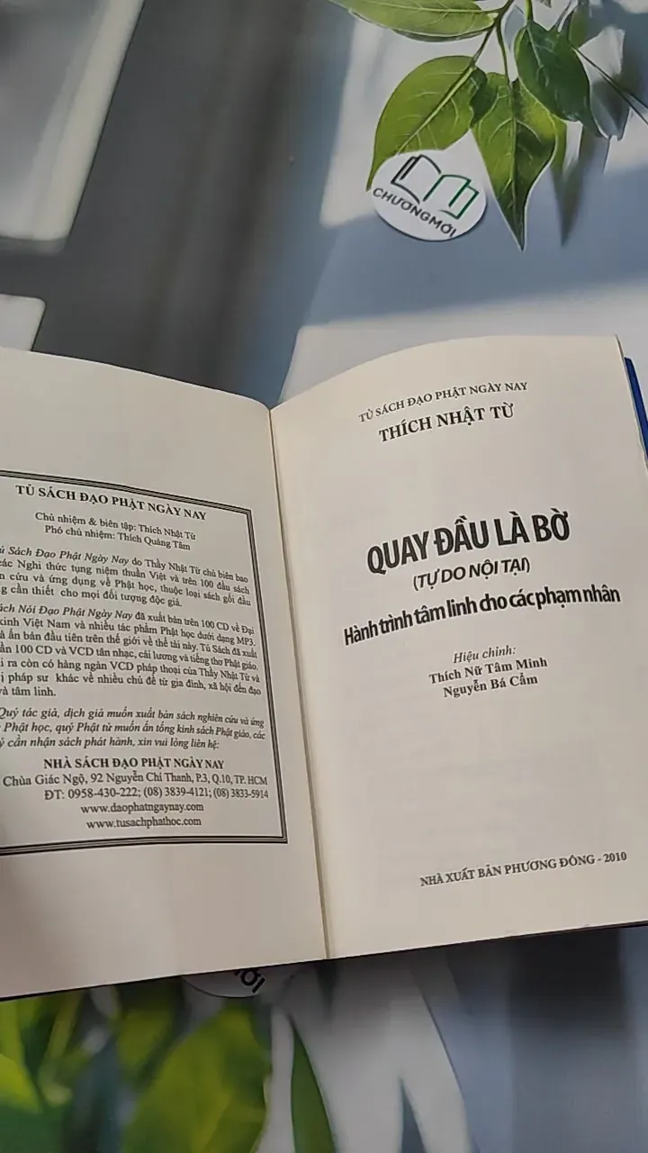 Quay Đầu Là Bờ - Hành Trình Tâm Linh Cho Các Phạm Nhân - Thích Nhật Từ 776115