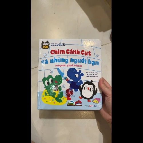 Song ngữ anh việt phát triển ngôn ngữ : chim cánh cụt và những người bạn tương tác lật mở