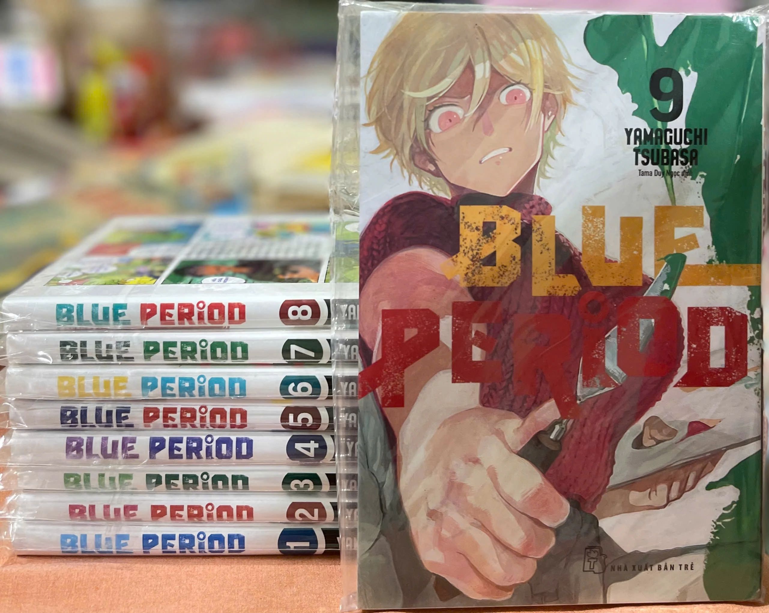 Blue Period Tập 1- 9 by Tsubasa Yamaguchi - Sách Book Cover - Ngọc Hiển Books