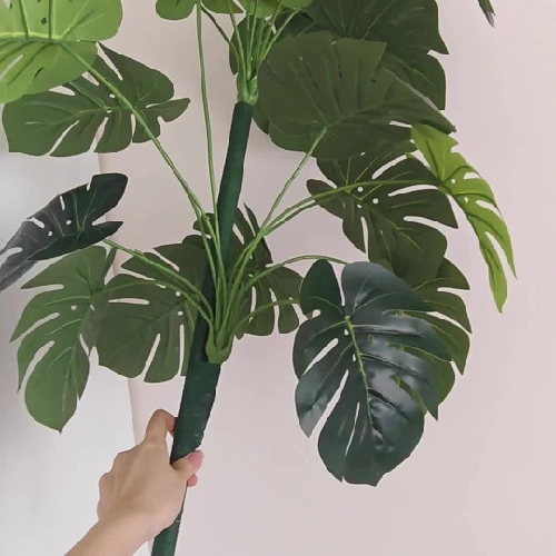 Thanh lý cây giả trang trí, cây trầu bà còn mới 396858