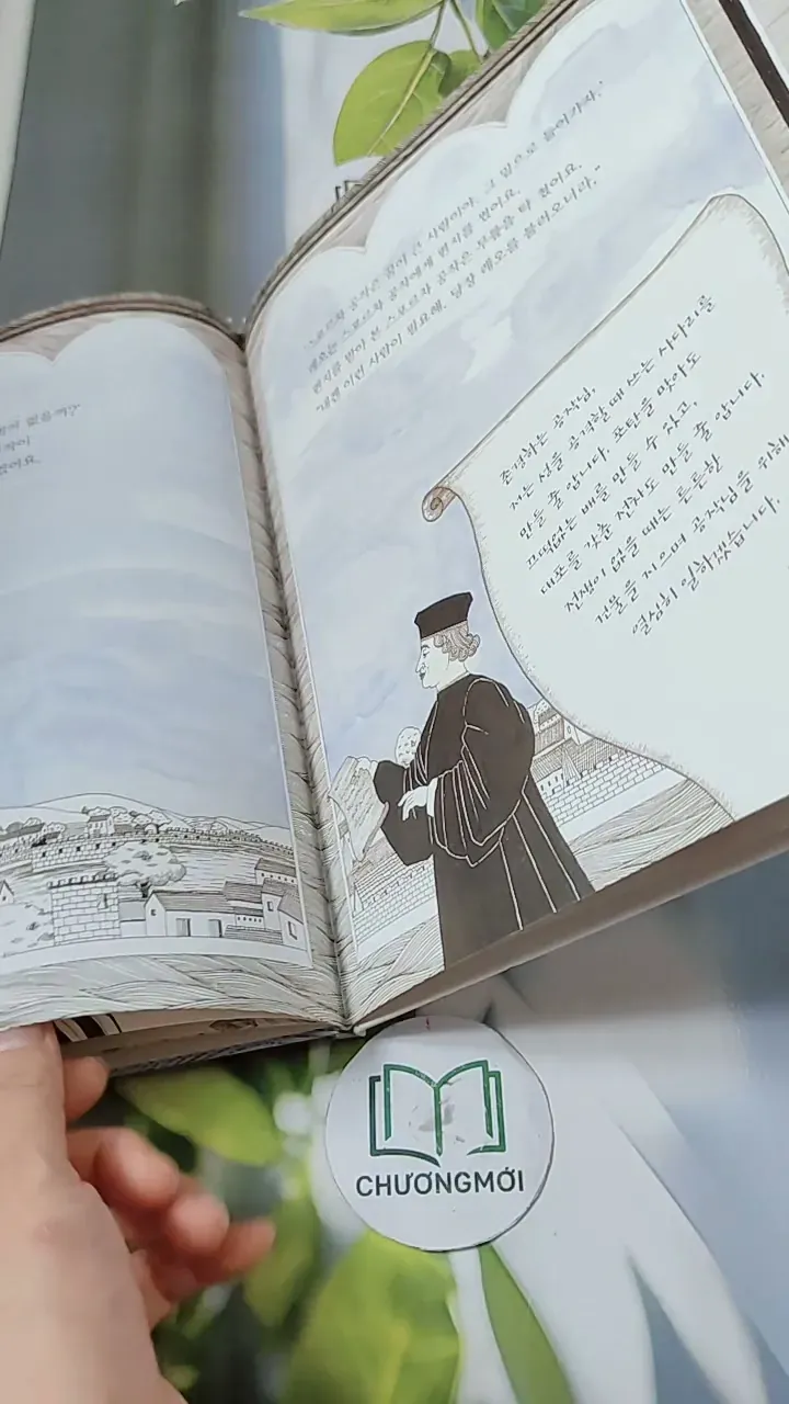 [Tặng nẹp góc] Truyện thiếu nhi Hàn Quốc: Danh nhân 10 -  지인지기 인물 이야기: 다빈치 731989