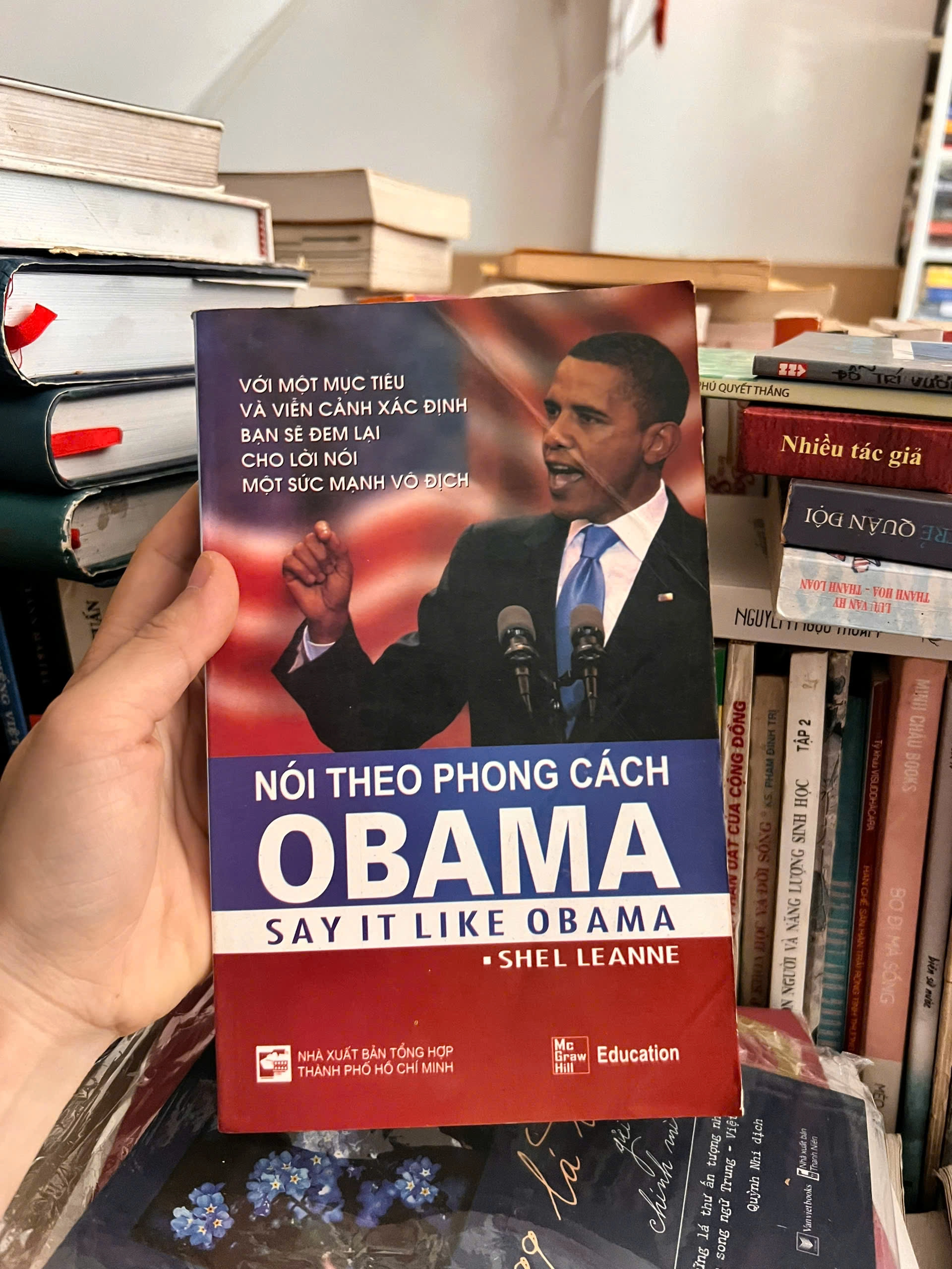 Nói Theo Phong Cách Obama - Shel Leanne by Shel Leanne - Sách Book Cover - Ngọc Hiển Books