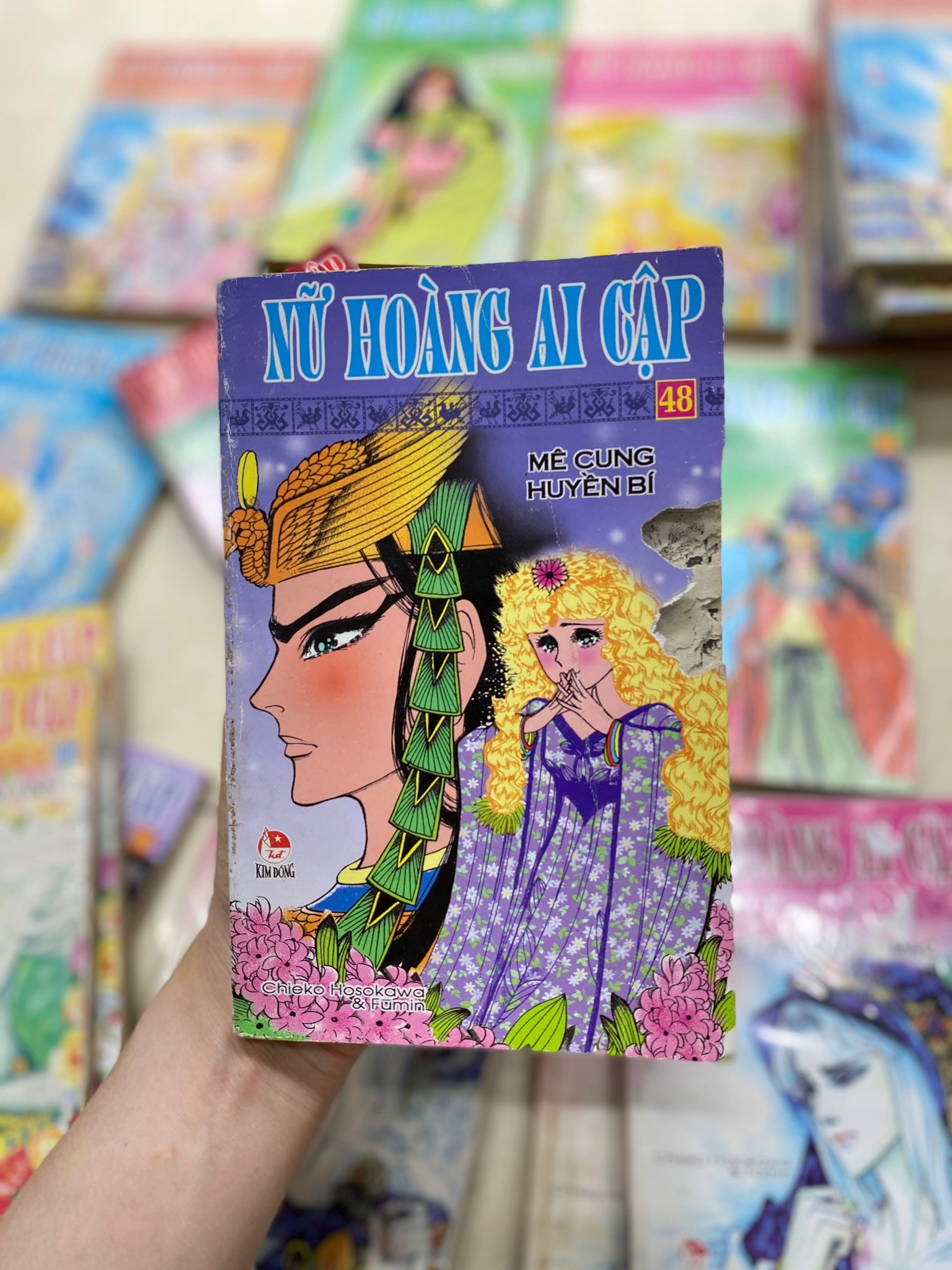 Nữ Hoàng Ai Cập ( tập 48 ) by Chieko Hosokawa - Sách Book Cover - Ngọc Hiển Books