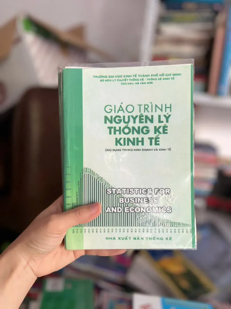 Giáo Trình Nguyên Lý Thống Kê Kinh Tế Ứng Dụng by  - Sách Book Cover - Ngọc Hiển Books