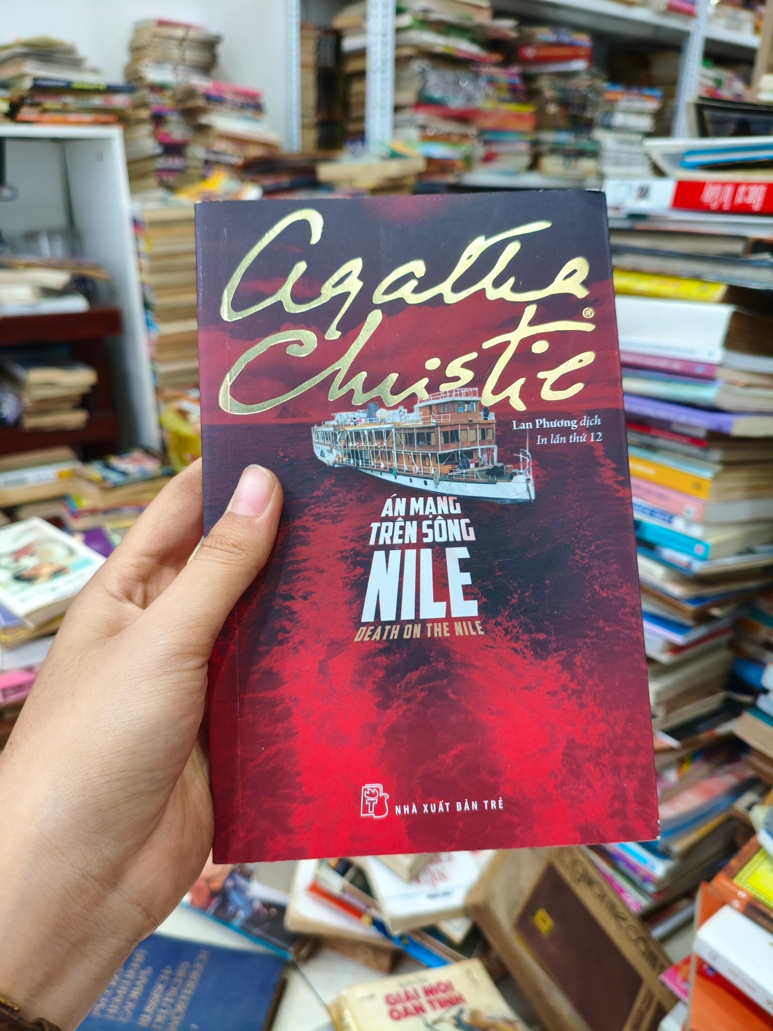 Án mạng trên sông Nile 🌱 by  - Sách Book Cover - Ngọc Hiển Books