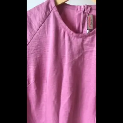 Áo dài cách tân màu hồng phấn