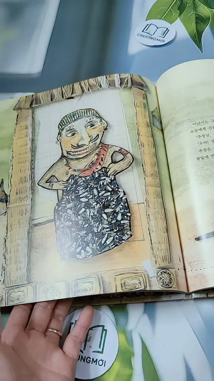 [Tặng nẹp góc] Truyện thiếu nhi Hàn Quốc: Moyamo Anu 56 -  모야모 아누와: 카멜레온에게 혼쭐난 아난시 732060