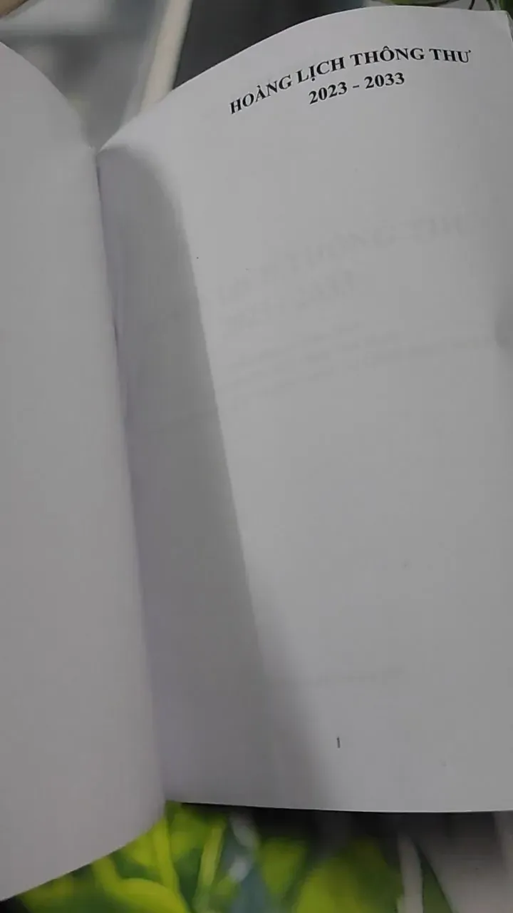 Hoàng Lịch Thông Thư 2023 - 2033 727380