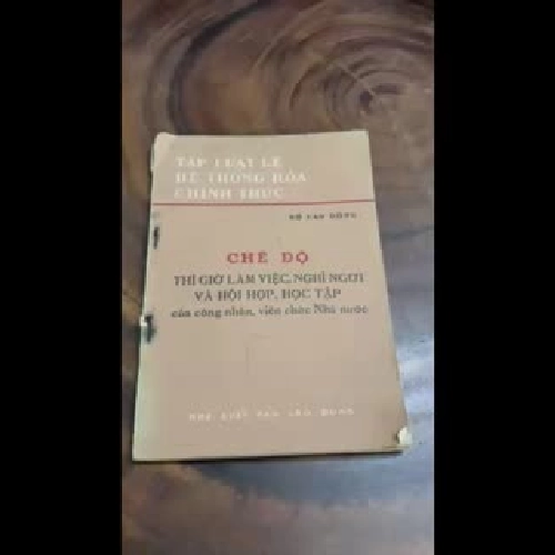 Chế Độ Thì Giờ Làm Việc, Nghỉ Ngơi Và Hội Họp, Học Tập Của Công Nhân Viên Chức Nhà Nước
