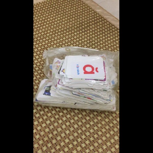 Bộ thẻ học chữ theo chủ đề cho bé