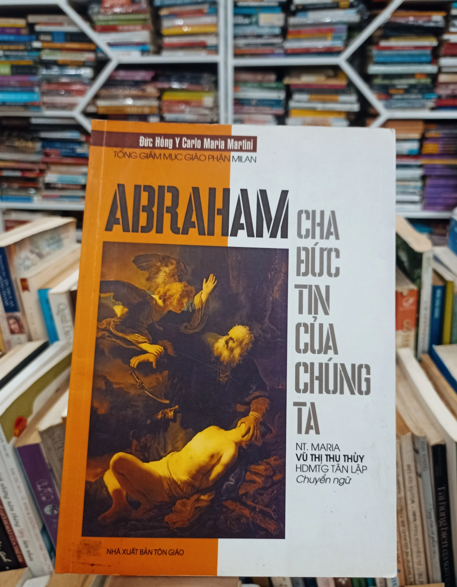 ABRAHAM Cha Đức Tin Của Chúng Ta 🌻 by HY. Carlo Maria Martini - Sách Book Cover - Ngọc Hiển Books