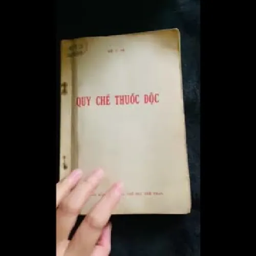 Quy chế thuốc độc (năm 1966)