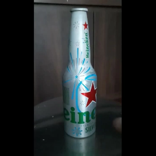 Vỏ CHAI Bia Heniken, vỏ nhôm, phiên bản mới, đẹp sang trọng, dung tích 330ml 534160