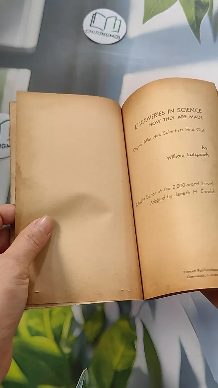 [MIỄN PHÍ BỌC SÁCH] [XƯA] Discoveries in Science: How They Are Made (Ladder Edition) (1965) - William Lotspeich 754450
