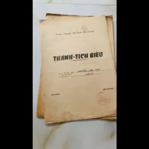 Bộ thành tích biểu của nam và nữ sinh trường Trung học Bến Tranh 