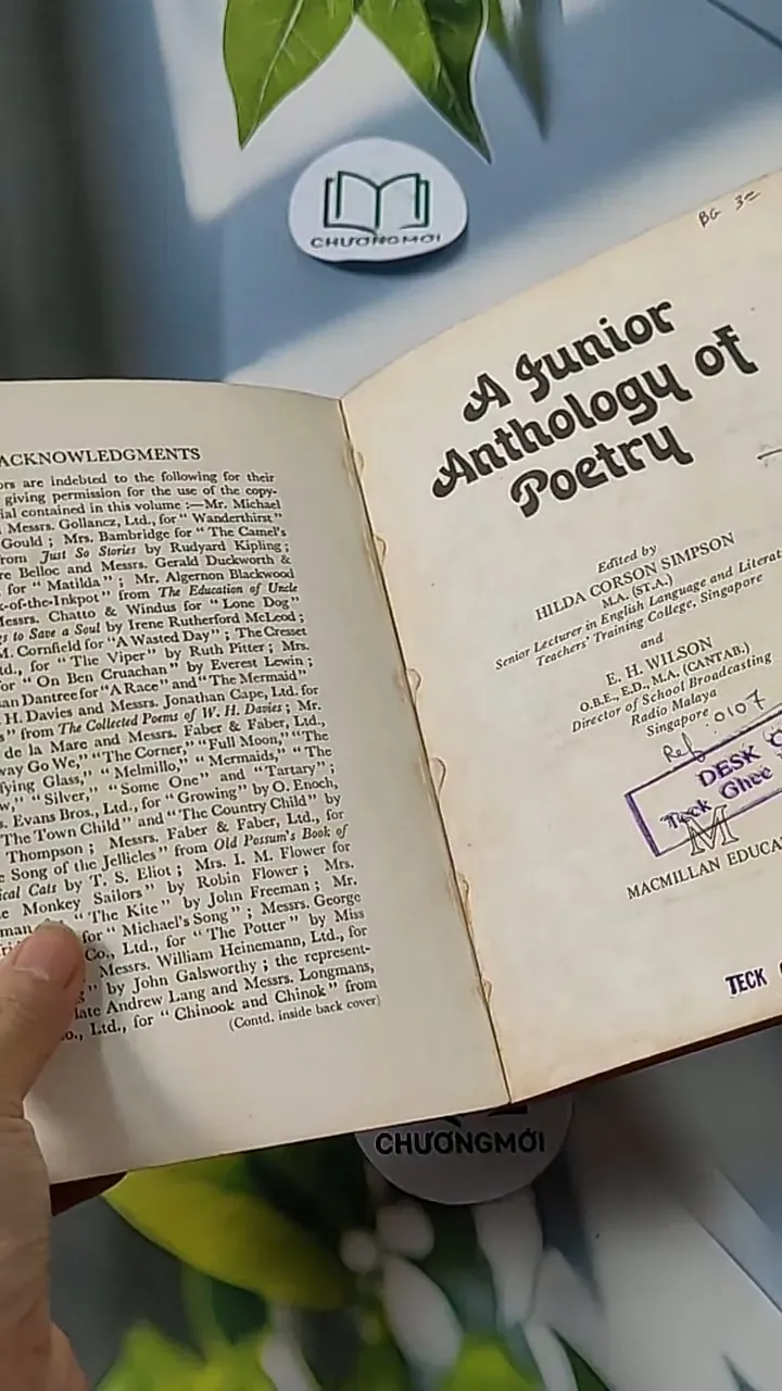 A Junior Anthology of Poetry - Simpson & Wilson 703062