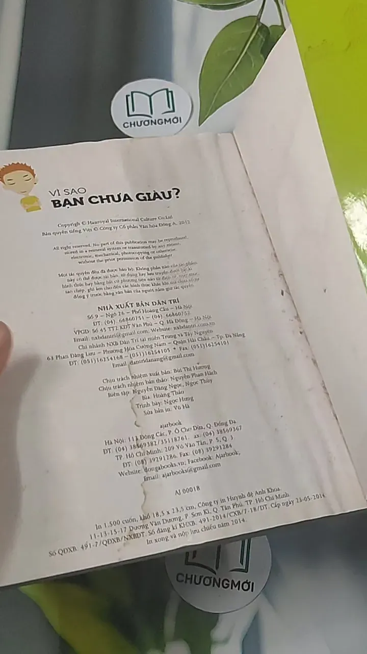 Vì sao bạn chưa giàu - Công Huy 688441