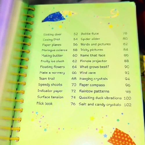 50 science things to make and do (Usborne)- Khoa học bằng tiếng Anh cho bé