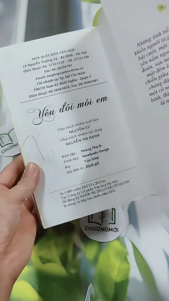 Yêu Đôi Môi Em - Mộc Khinh Yên 744705