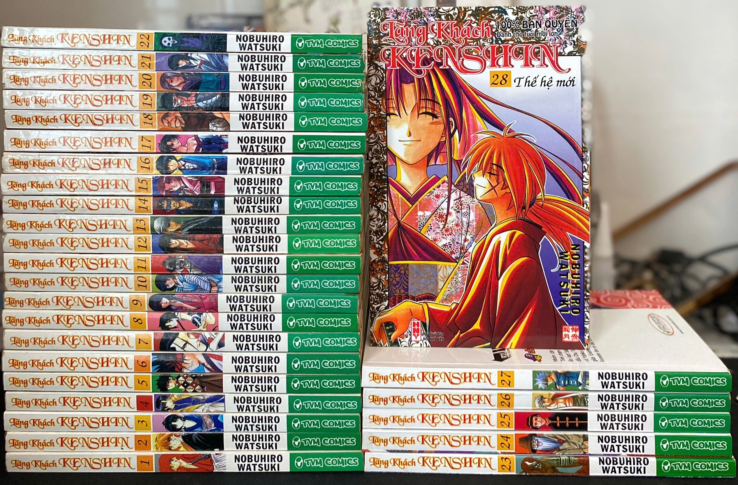 Lãng khách Kenshin by Watsuki Nobuhiro - Sách Book Cover - Ngọc Hiển Books