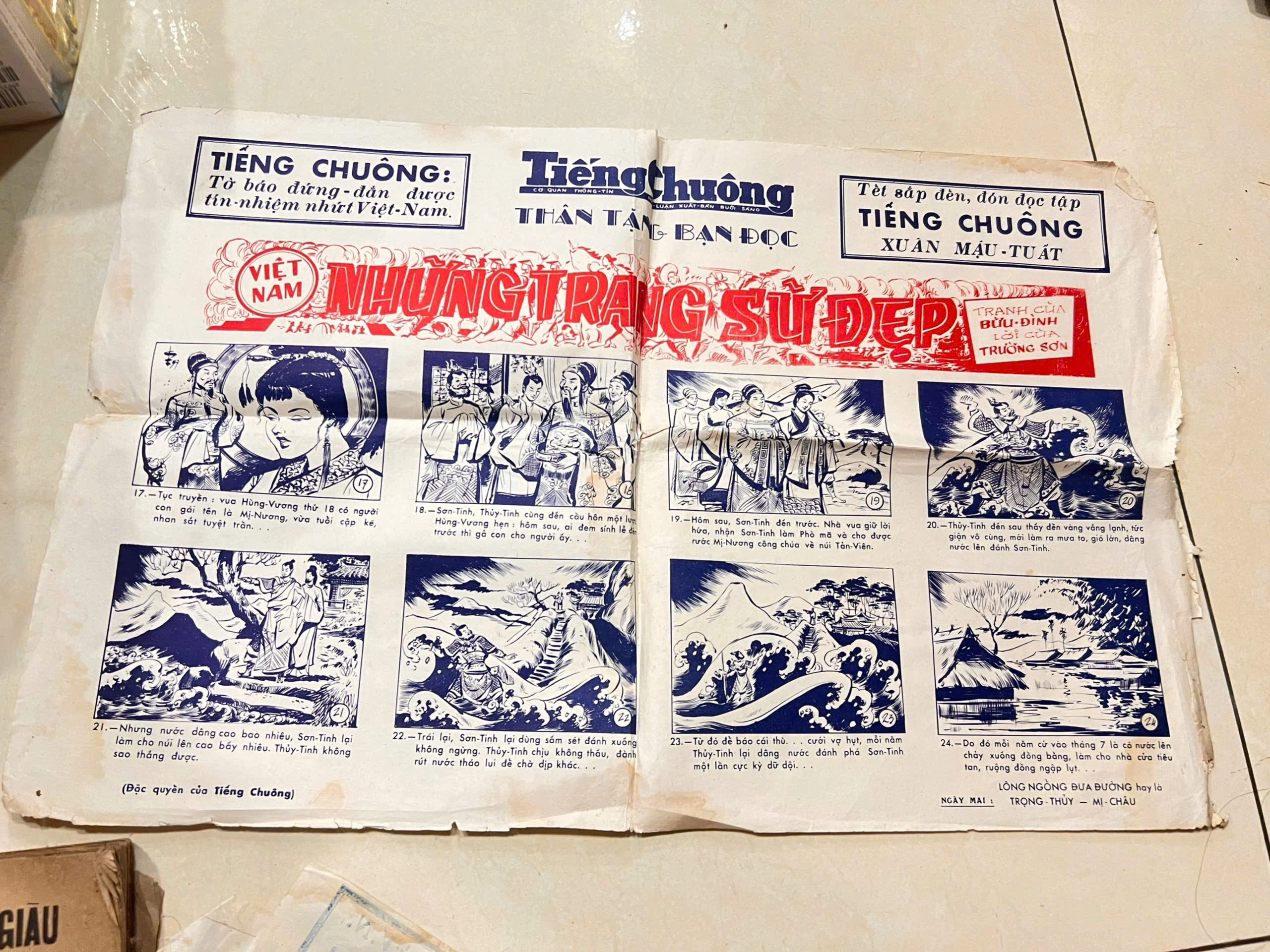 Combo 4 tờ báo "TIẾNG CHUÔNG" by  - Sách Book Cover - Ngọc Hiển Books