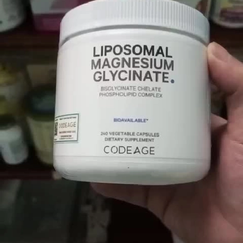 (Hàng CTY mới) Viên uống Magie Codeage Liposomal Magnesium Glycinate 240 viên
