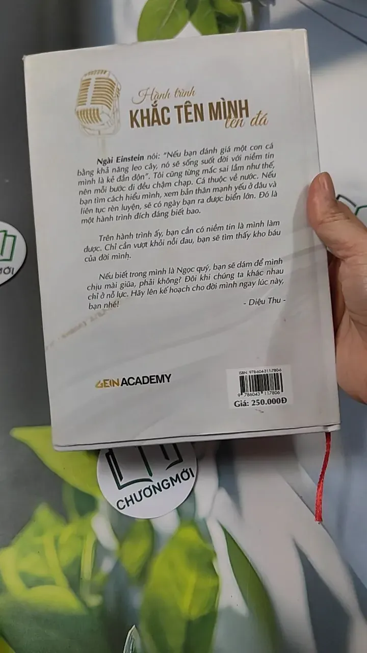 [MIỄN PHÍ BỌC SÁCH] Hành Trình Khắc Tên Mình Lên Đá - Diệu Thu 749593