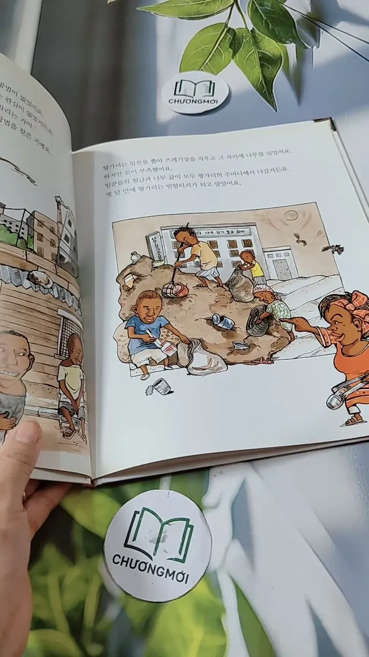 [Tặng nẹp góc] Truyện thiếu nhi Hàn Quốc: Danh nhân 65 -  지인지기 인물 이야기: 왕가리 마타이 732013